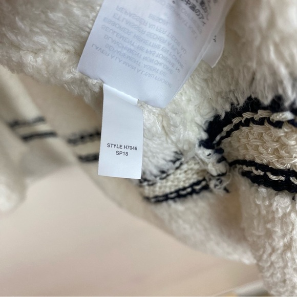 Madewell Striped Boucle Open Front Cardigan Sweater - Picture 5 of 6